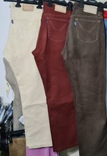 3 Jeckerson Jeans Taglia 34 / 48 - 1 Avorio - 1 Bordeaux -1 Marro Usati 5 tasche