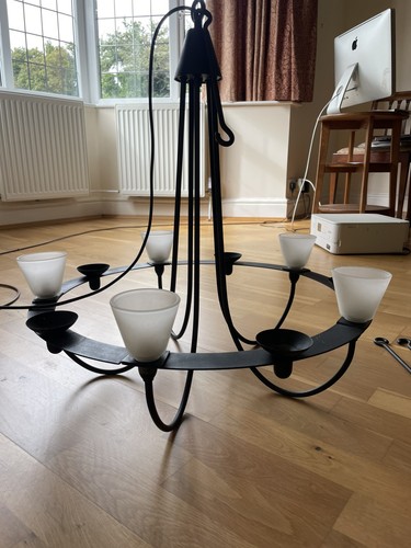 Lampadario vintage ferro - in,