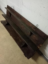 Libreria piattaia mensola scaffale legno casa rustica arredamento vintage anni40