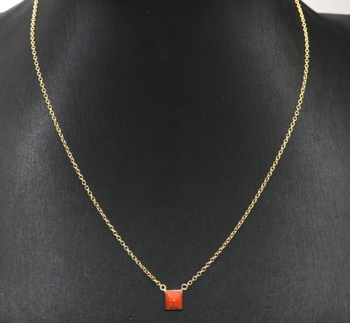 Collana girocollo con - , corallo