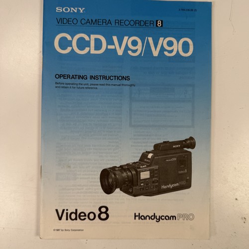 Sony ccd - sony, ccd-v90