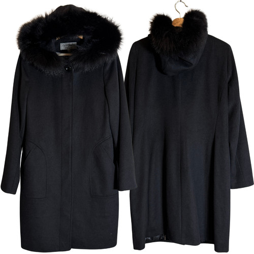 Cappotto lana con - di, cappuccio