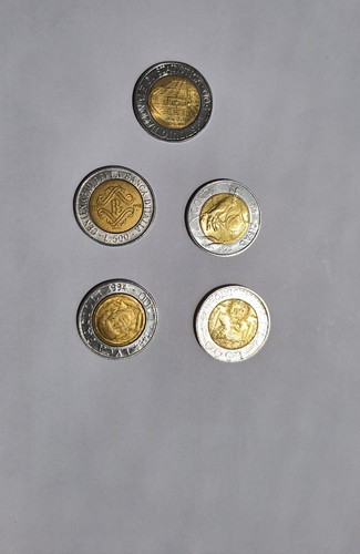 Lotto monete 500 - monete, lire