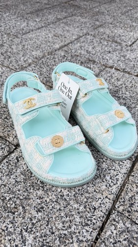 Chanel dad sandals tweed - dad,