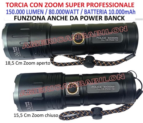 Torcia led tattica - torcia,