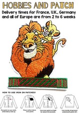 patch Mufasa Simba the lion king toppa termoadesiva il re leone iron on Disney