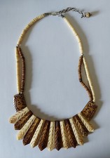 COLLANA TRIBALE OSSO GIROCOLLO