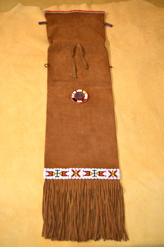 Borsa chanunpa pelle fatta - pelle,