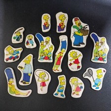 Lotto 16 Figurine morbide Polishrink - The Simpson Anni 90