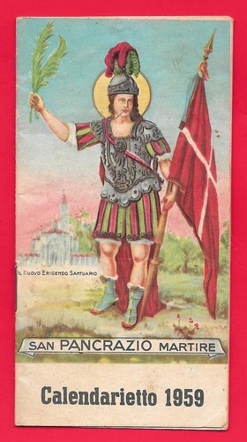 Calendarietto del 1959 - calendarietto,