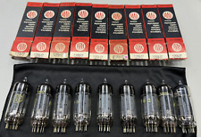9x FIVRE 12BH7 Tubes Fabbrica Italiana Radio Elettroniche Milano 12B