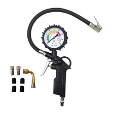 Pistola Gonfiaggio Pneumatici Professionale con Manometro per Pressione Gomme 