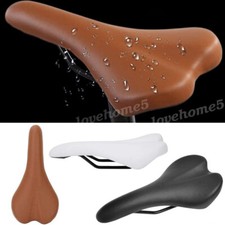 Sella bicicletta ultraleggera pelle PU comoda MTB bici da strada cuscino sedile UK nuova