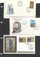 L8) n. 8 FDC Italia Repubblica 1961 edizioni miste 