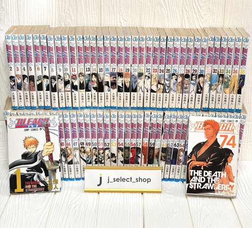 Bleach vol set manga - bleach, vol.1-74