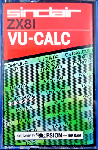 Sinclair vu calc - --, vu-calc