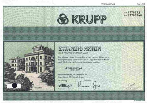 Fritto krupp hoesch 1992 - krupp,