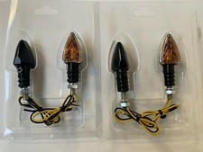 2 COPPIE di frecce NERE gambo