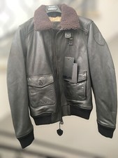 Giubbotto In Pelle Blauer