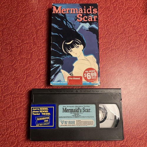 Vtg mermaid scar vhs - vtg,