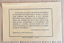 volantino vendita della pesca