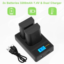 2x LP-E6 LP-E6N batteria e