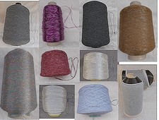 Rocca filato cotone lurex