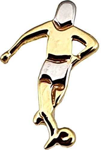 Sjr orecchino uomo calcio oro - sjr,