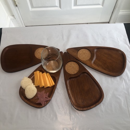 Vassoi cocktail snack - in, legno