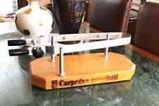 PRESSA CARPEGNA PER AFFETTARE IL PROSCIUTTO IN ACCIAO INOX E LEGNO PRESSA PROFE