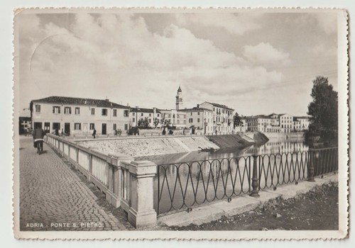 Adria rovigo cartolina ponte - rovigo,
