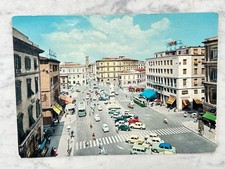LIVORNO PIAZZA CAVOUR VECCHIA CARTOLINA OLD POSTCARD
