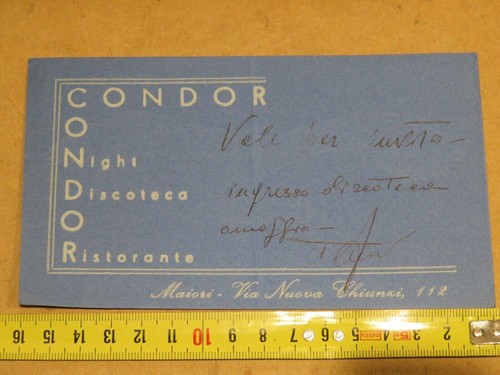 Vecchio invito ingresso - invito,