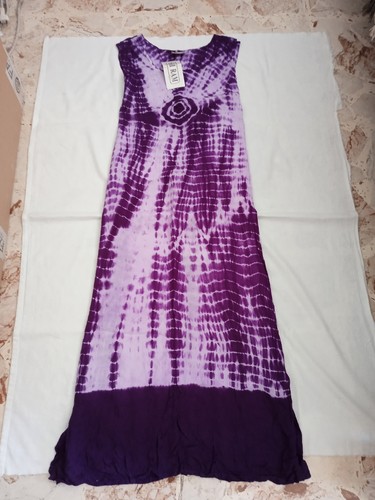 Vestito estivo lungo - viola, e