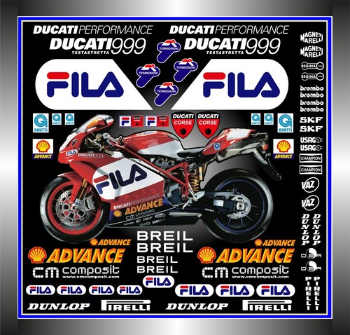 Adesivi fila moto - moto, 999