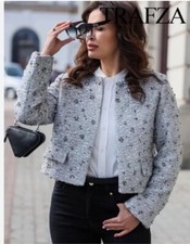 ZARA GIACCA PAILLETTES NUOVA