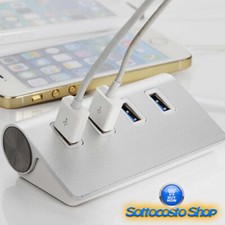 MULTIPRESA METALLO HUB USB CON