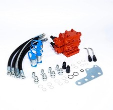 Distributore idraulico ausiliario Doppio per Trattore Case IH / Steyr / Fendt