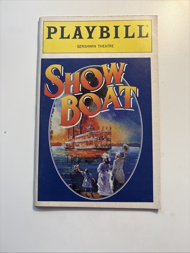 Show boat broadway playbill - show,