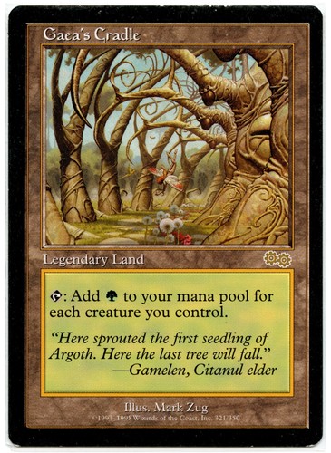 Gaea cradle urza s - gaea's, saga