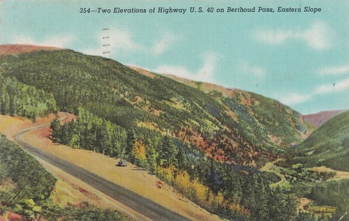 Cartolina continental divide - cartolina,