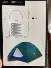 Tenda Coleman Cheienne 4 posti igloo come nuova