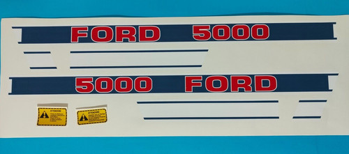 Adesivi decalcomanie ford 5000 - adesivi,