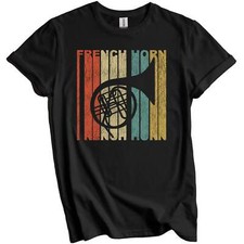 T-shirt retrò corno francese