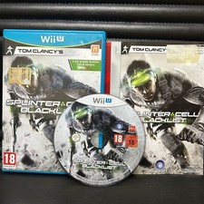 SPLINTER CELL BLACKLIST NINTENDO WIIU NUOVO PAL ITALIANO SPEDIZIONE 24/48H