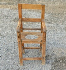 Sedia comoda wc da bambino abete Italia epoca primo 800 