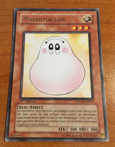 Carte marshmallon - yu, oh