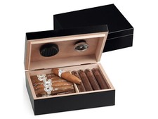 BOX SCATOLA UMIDIFICATA PORTASIGARI CASE EGOIST HUMIDOR FOR 20 CIGARS JK00452
