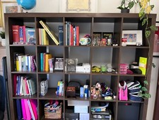 Libreria KALLAXScaffale, colore marrone-marrone scuro, 182x182 cm