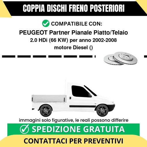 Coppia dischi freno - dischi, posteriori